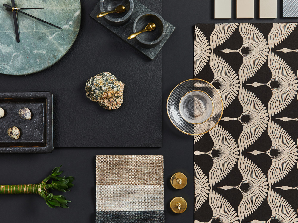 inspiratie moodboard voor interieurontwerp